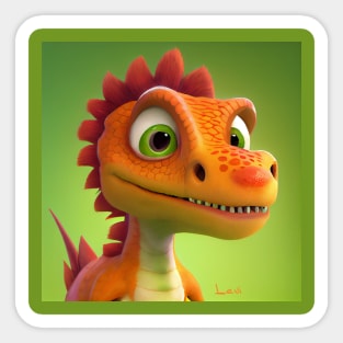 Baby Dinosaur Dino Bambino - Levi Sticker